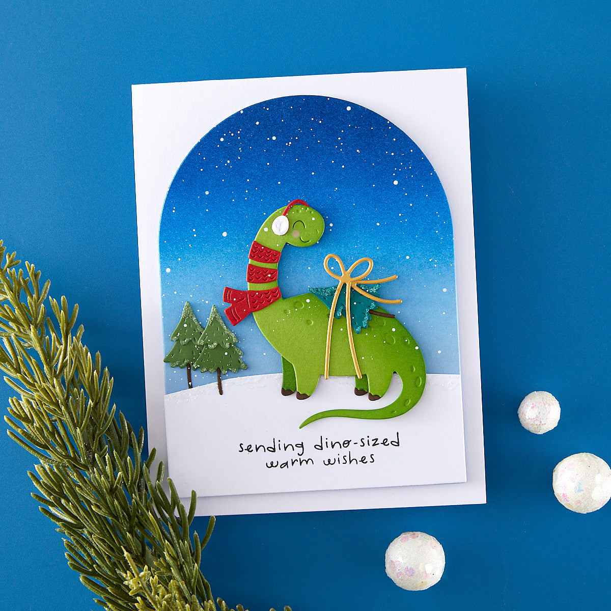 Spellbinders - Dino-Sized Holiday Etched Dies