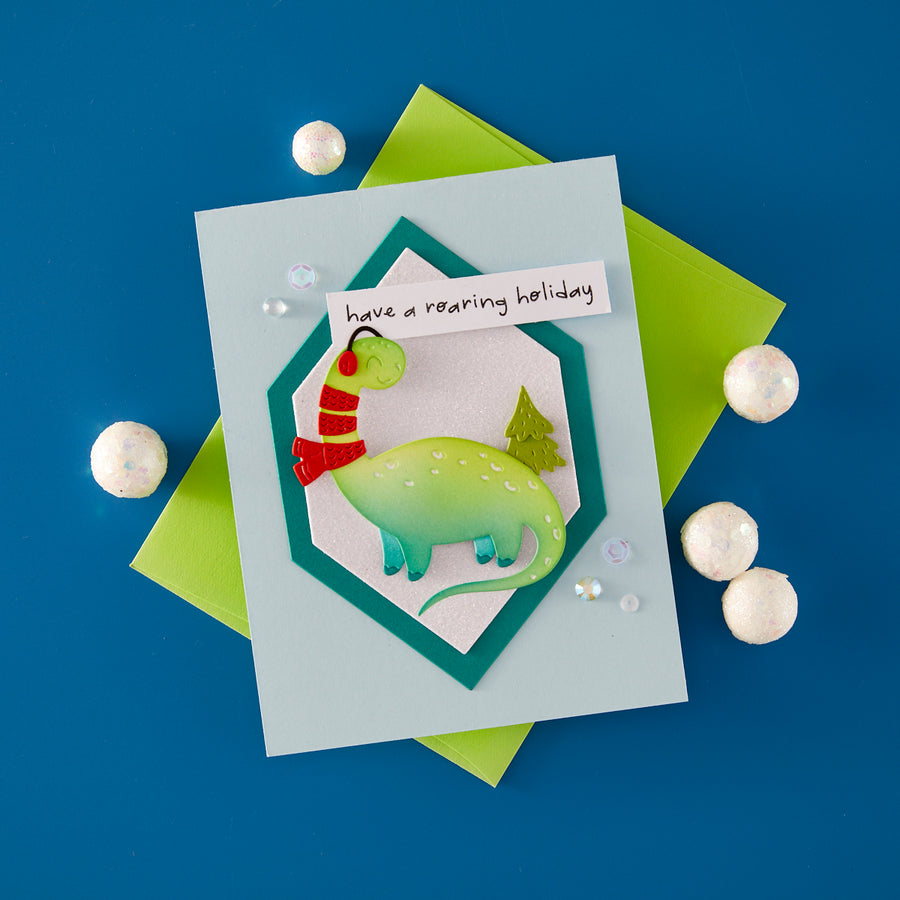 Spellbinders - Dino-Sized Holiday Etched Dies