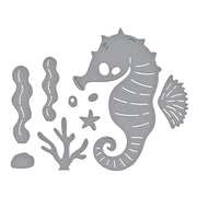 Spellbinders - Luna the Seahorse Etched Dies from the Out and About Collection