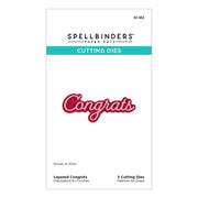 Spellbinders - Layered Congrats Etched Dies