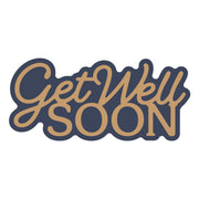 Spellbinders - Layered Get Well Soon Etched Dies
