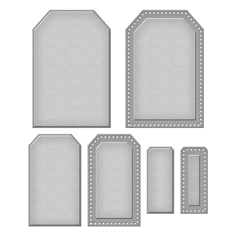 Spellbinders - Dotted Tags Etched Dies