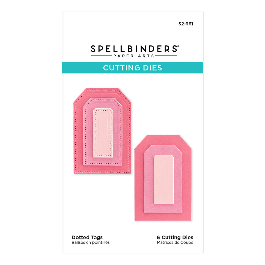Spellbinders - Dotted Tags Etched Dies