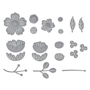 Spellbinders - Little Blooms Etched Dies from the Out and About Collection