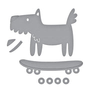 Spellbinders - Skateboarding Terry Etched Dies from the Out and About Collection