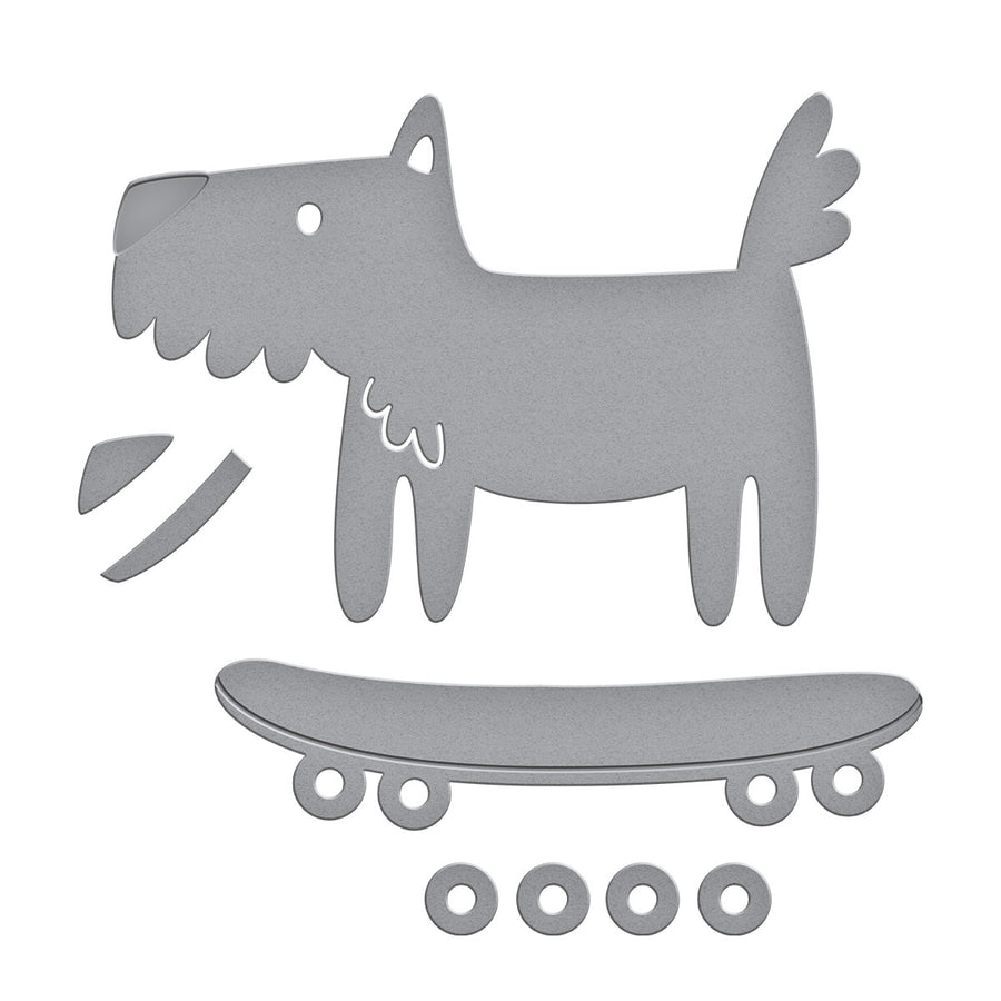 Spellbinders - Skateboarding Terry Etched Dies from the Out and About Collection