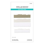 Spellbinders - Torn Paper Edges Etched Dies from the Take Note Collection