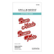 Spellbinders - Italian Holiday Sentiments Etched Dies from the International Holiday Sentiments Collection