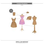 (COMING SOON) Spellbinders - Couture Dressform Etched Dies by Frank Garcia
