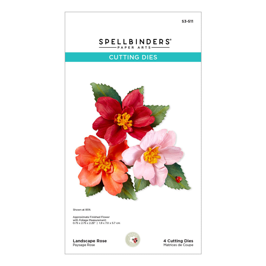 Spellbinders - Landscape Rose Etched Dies from the Nature's Botanical Garden Collection by Susan Tierney-Cockburn