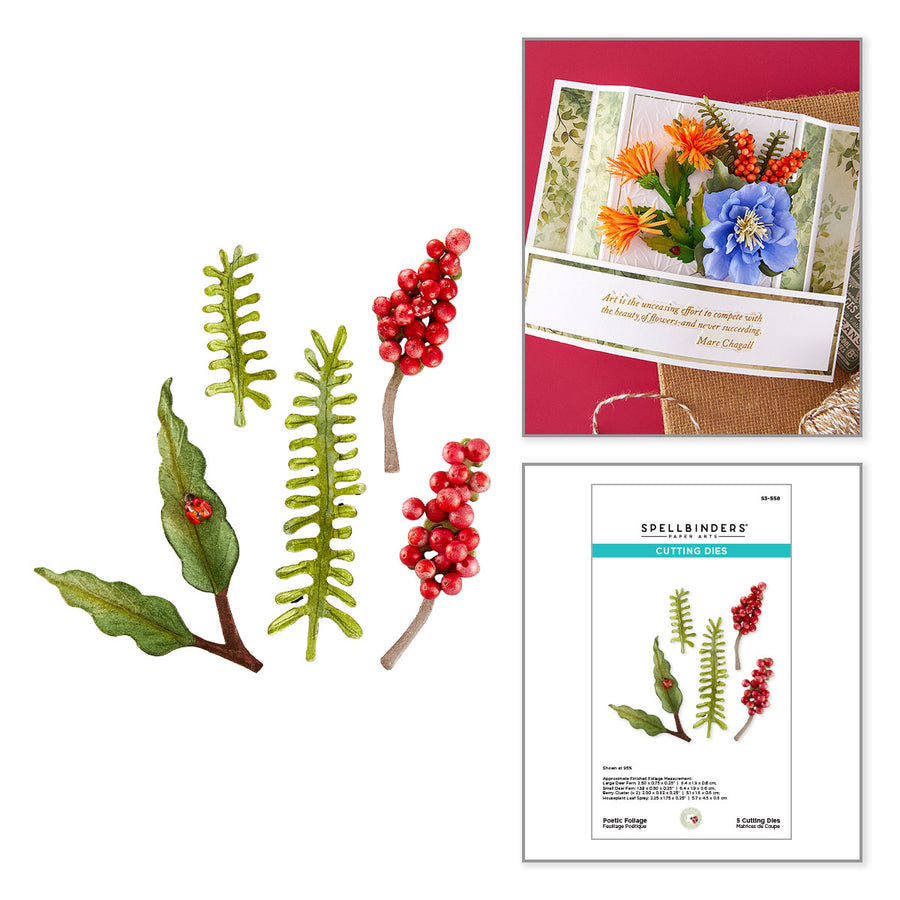 Spellbinders - Poetic Foliage Etched Dies by Susan Tierney-Cockburn