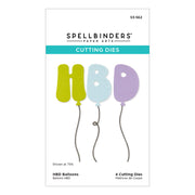 Spellbinders - HBD Balloons Etched Dies
