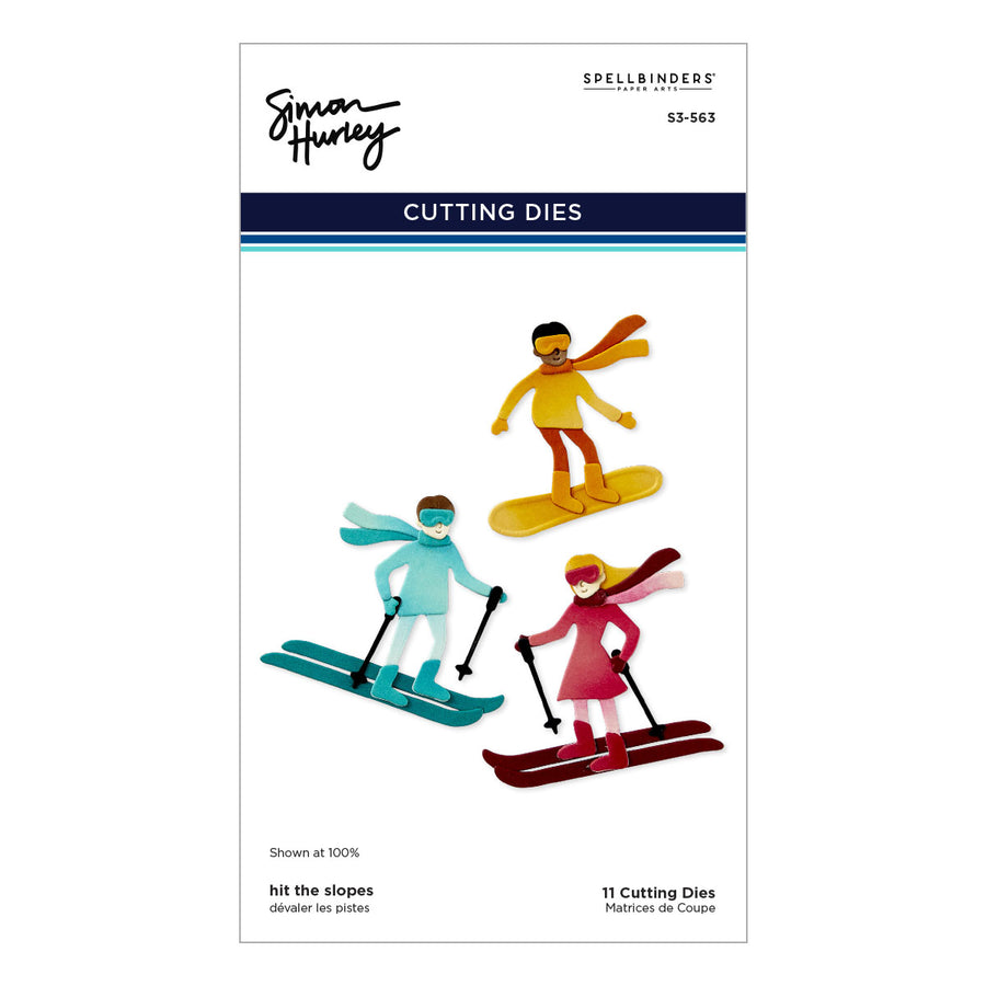 Spellbinders - Ski-son's Greetings Dies and 3D Folder Bundle by Simon Hurley
