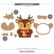 Spellbinders Spectacular Deer Etched Dies assembly guide