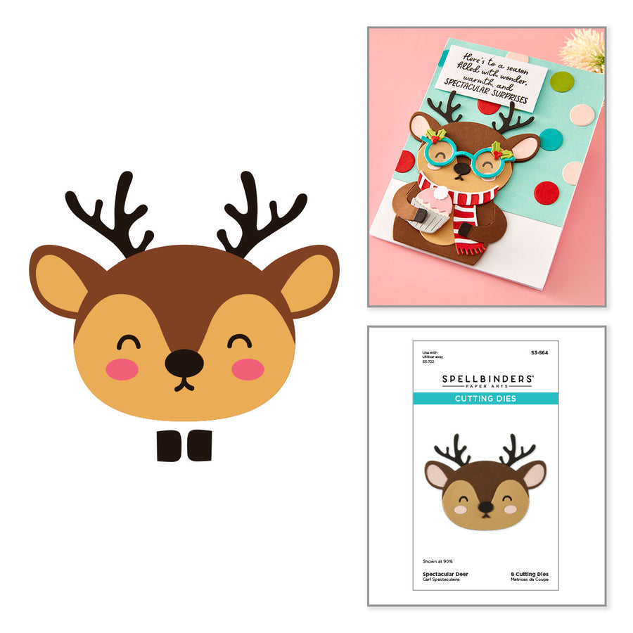 Spellbinders Spectacular Deer Etched Dies