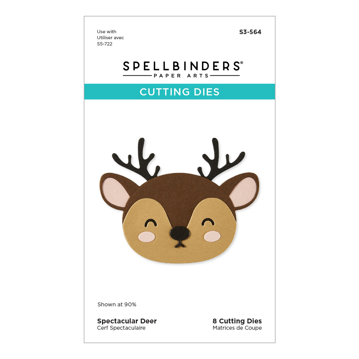 Spellbinders Spectacular Deer Etched Dies