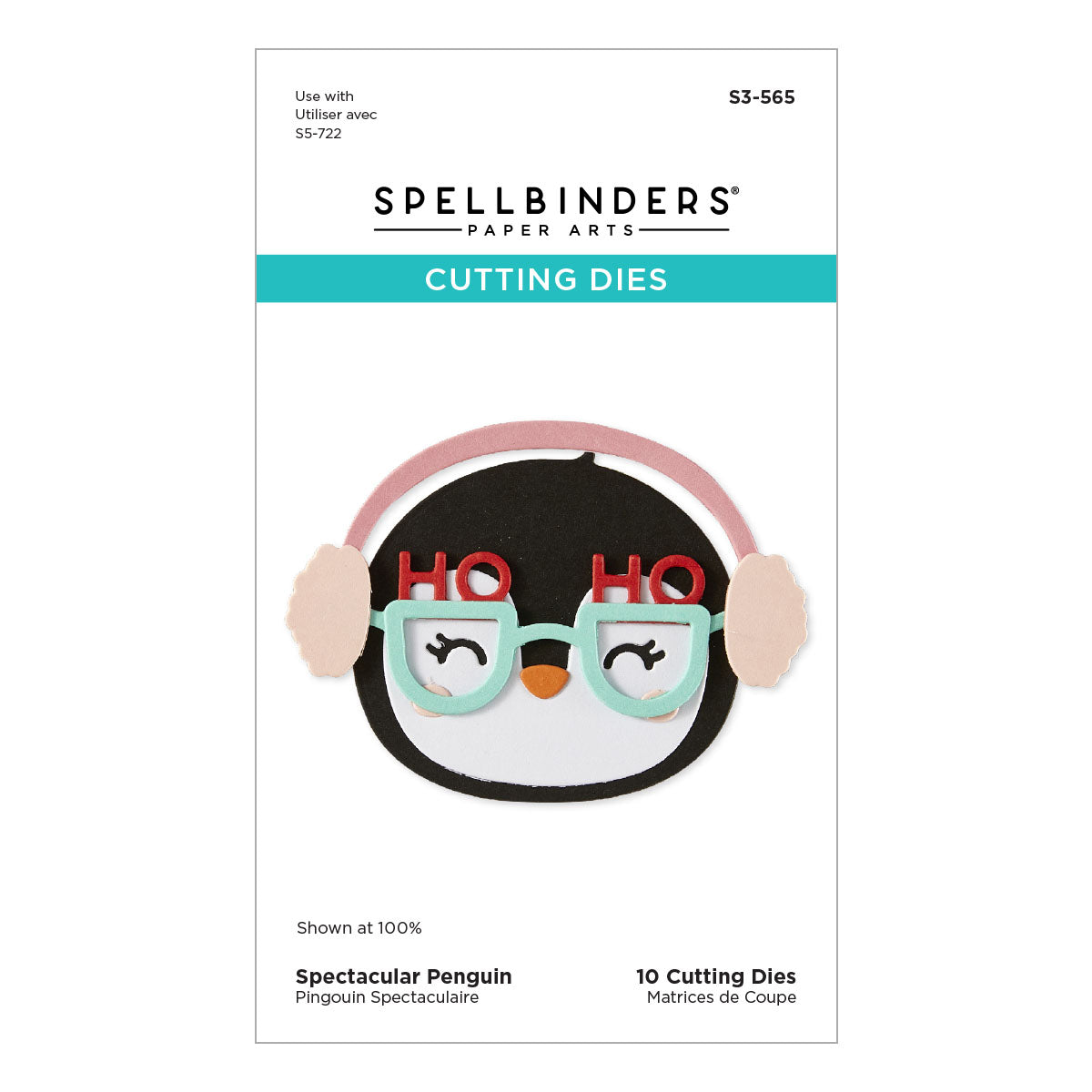 Spellbinders Spectacular Penguin Etched Dies