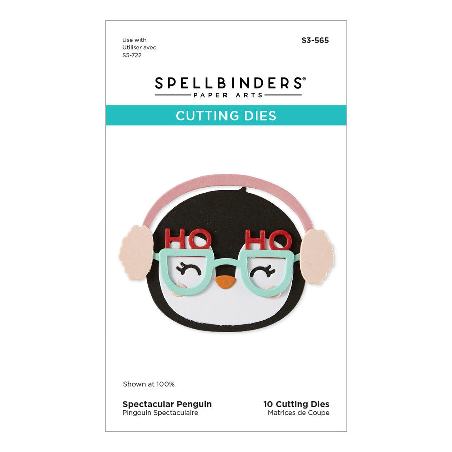 Spellbinders Spectacular Penguin Etched Dies
