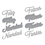 Spellbinders - Spanish Holiday Sentiments Etched Dies from the International Holiday Sentiments Collection