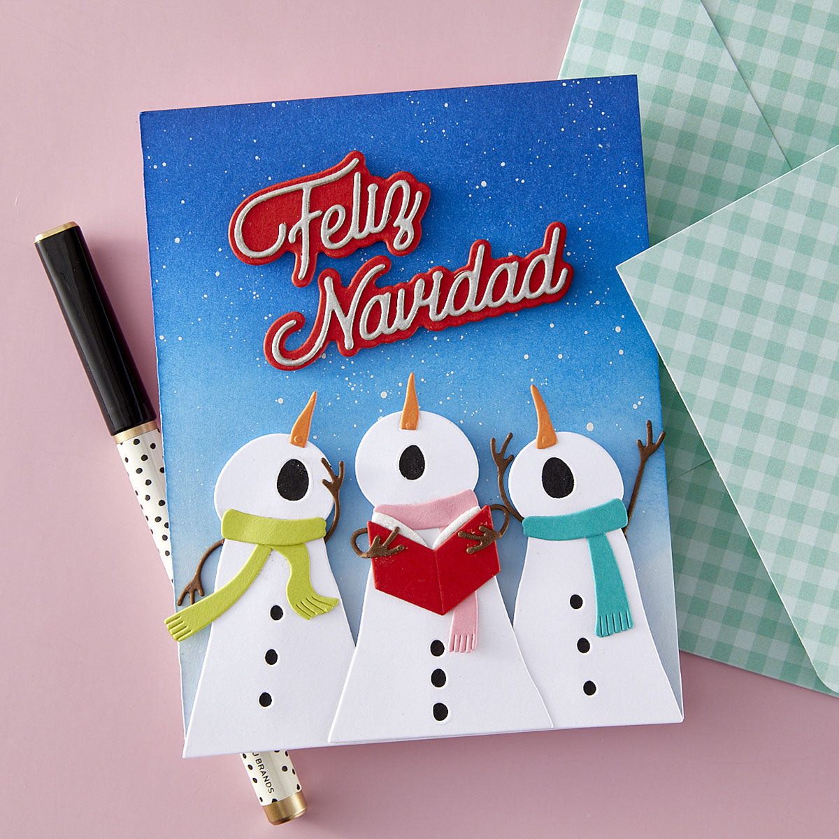 Spellbinders - Spanish Holiday Sentiments Etched Dies from the International Holiday Sentiments Collection