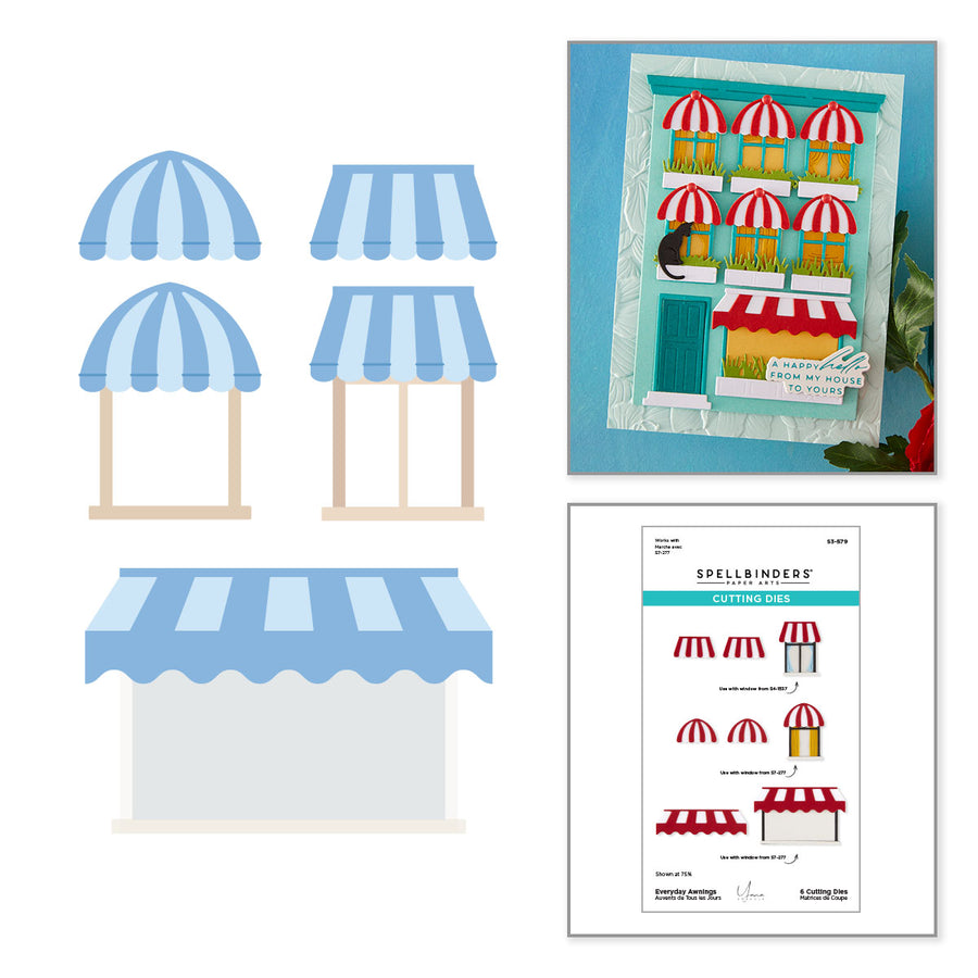 Spellbinders - Everyday Awnings Etched Dies by Yana Smakula