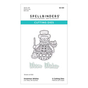 (PRE-ORDER) Spellbinders - BetterPress Society July 2026 (Snowman Wishes Press Plates, Die Set and Stencils Bundle)