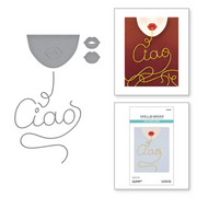 Spellbinders - Ciao Spaghetti Etched Dies from the La Dolce Vita Collection