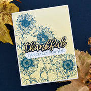 Spellbinders - Serenade Sentiments Etched Dies from the Serenade of Autumn Collection