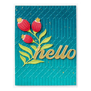 Spellbinders - Fresh Picked Sentiments Etched Dies from the Fresh Picked Collection