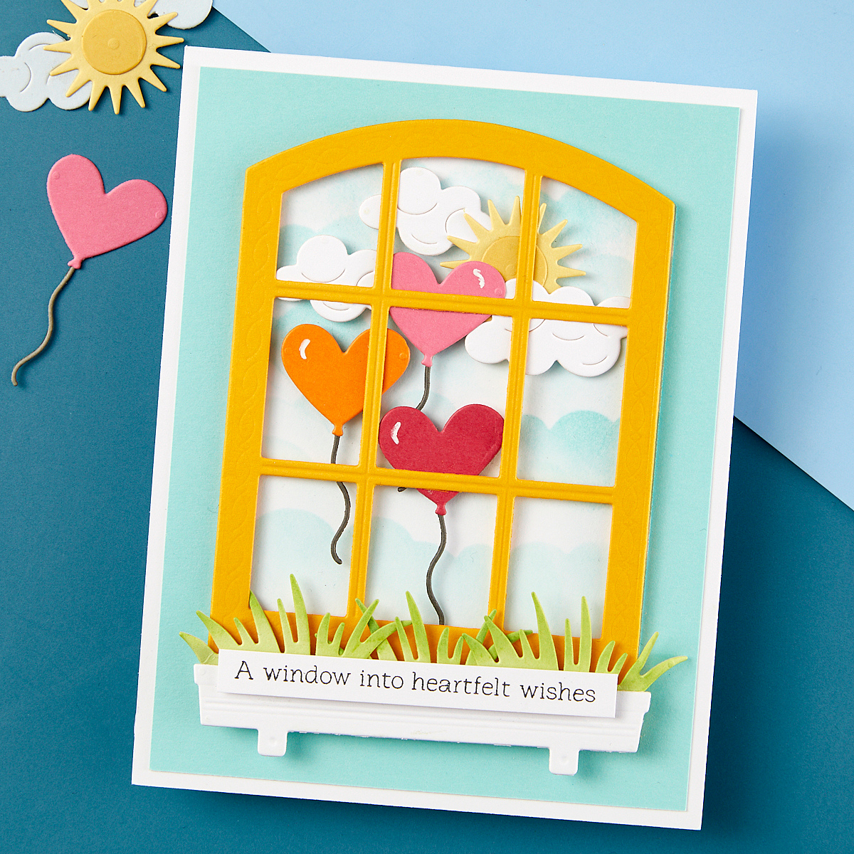 Spellbinders - Up In The Air View Etched Dies from the Windows with a View Collection by Tina Smith