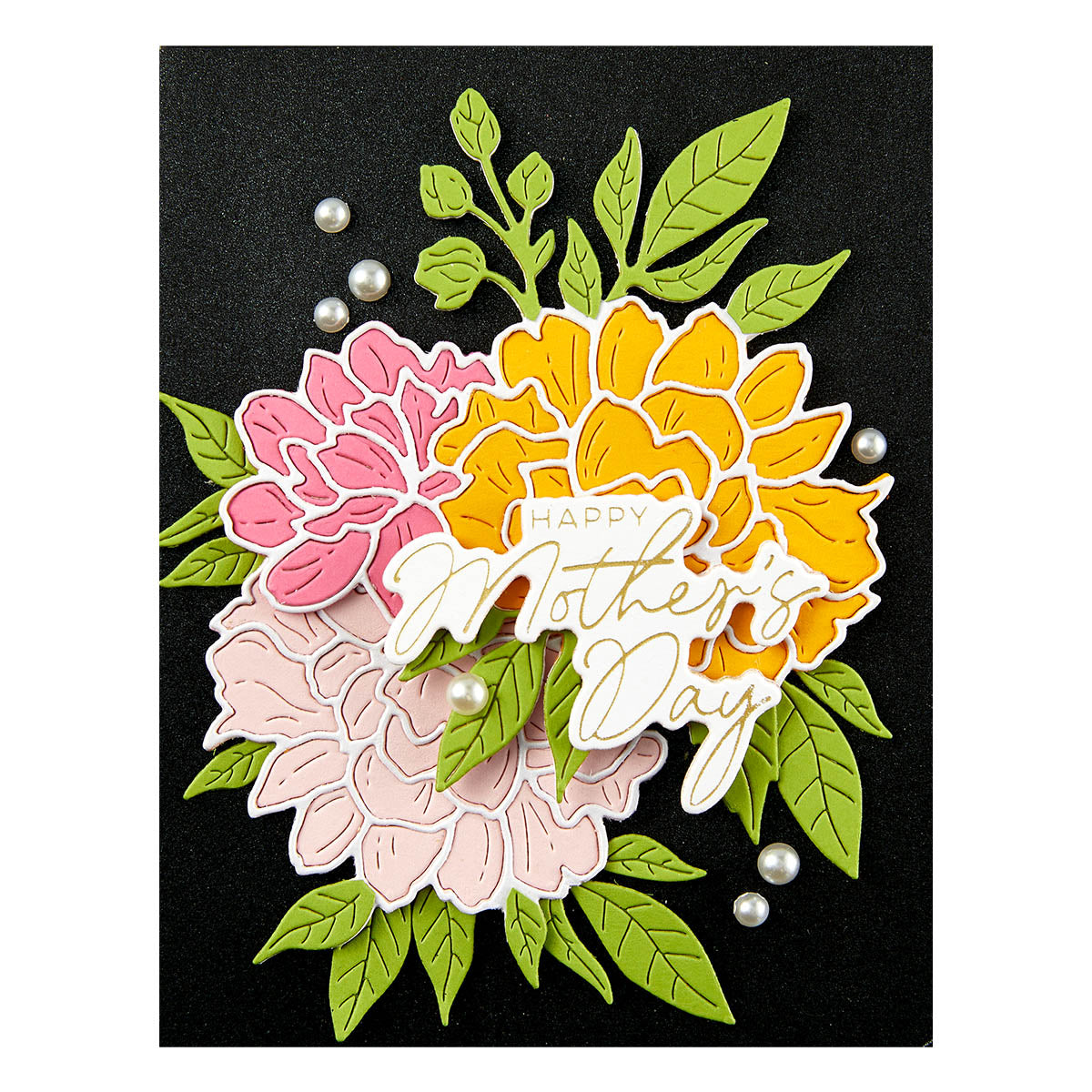 Spellbinders - Peony Celebration Etched Dies from the Let's Celebrate Collection by Yana Smakula