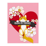 Spellbinders - Cheerful Kittens Etched Dies from the Bibi's Cats and Pugs Collection by Bibi Cameron