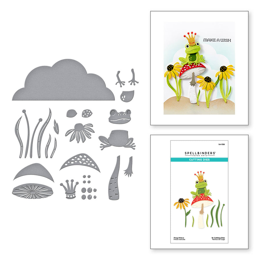 Spellbinders - Frog Prince Etched Dies from the Jump for Joy Collection