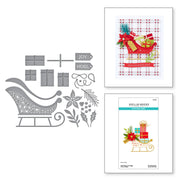Spellbinders - Delivering Joy Sleigh Etched Dies from the Handmade Holidays Collection
