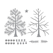 Spellbinders - Faux Embroidered Spruce Etched Dies from the Nichol's Needlework Collection by Nichol Spohr