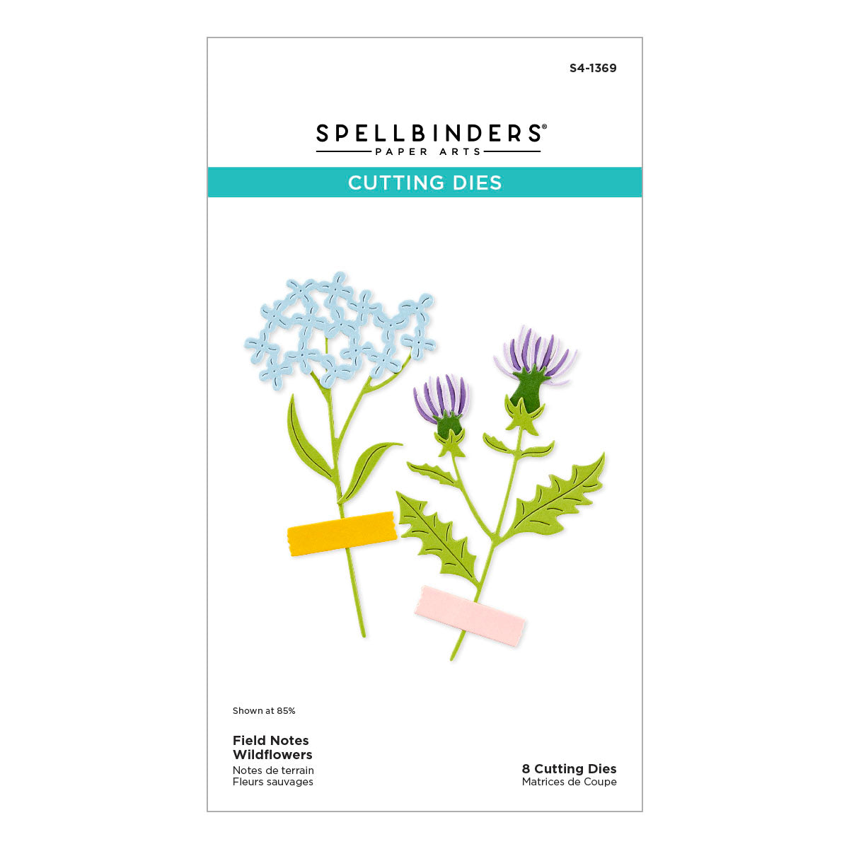 Spellbinders - Field Notes Wildflowers Etched Dies from the Field Notes Collection