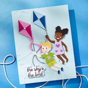 Spellbinders - Up and Away Etched Dies from the Sky's the Limit Collection by Simon Hurley