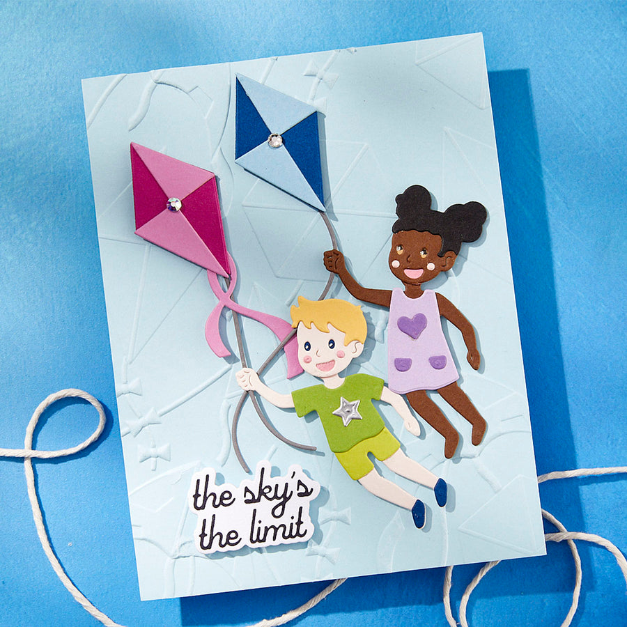 Spellbinders - Up and Away Etched Dies from the Sky's the Limit Collection by Simon Hurley