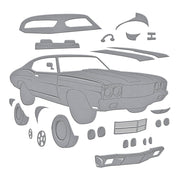 Spellbinders - Muscle Car Etched Dies from the Classic Road Legends Collection by Mindy Eggen