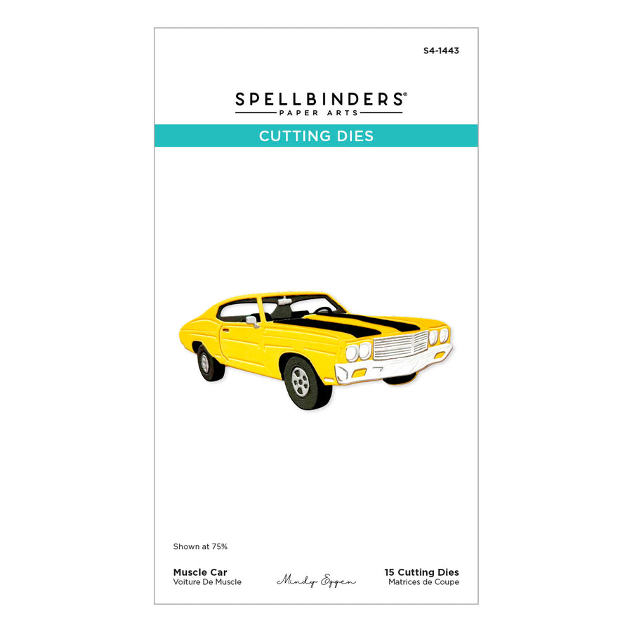 Spellbinders - Muscle Car Etched Dies from the Classic Road Legends Collection by Mindy Eggen