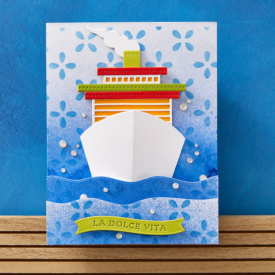 Spellbinders - Deckside Dreams Etched Dies from the La Dolce Vita Collection