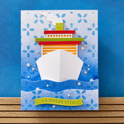 Spellbinders - La Dolce Vita Banners Etched Dies from the La Dolce Vita Collection