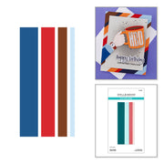 Spellbinders - Stripe Right Etched Dies