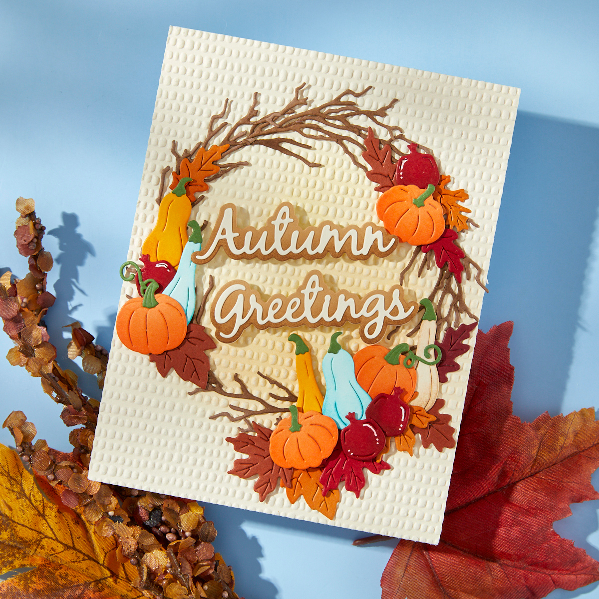 Spellbinders - Dimpled 3D Embossing Folder from the Texture & Foliage Collection by Suzanne Hue