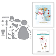 Spellbinders - Country Snowman Etched Dies from the Country Christmas Collection by Annie Williams