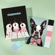 Spellbinders - The Snow Notes Etched Dies from the Wonderland Collection