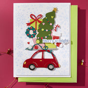 Spellbinders - Yuletide Ride Etched Dies from the Wonderland Collection