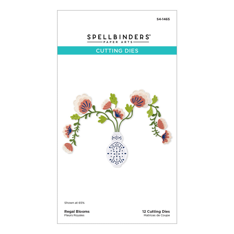 Spellbinders - Regal Blooms Etched Dies