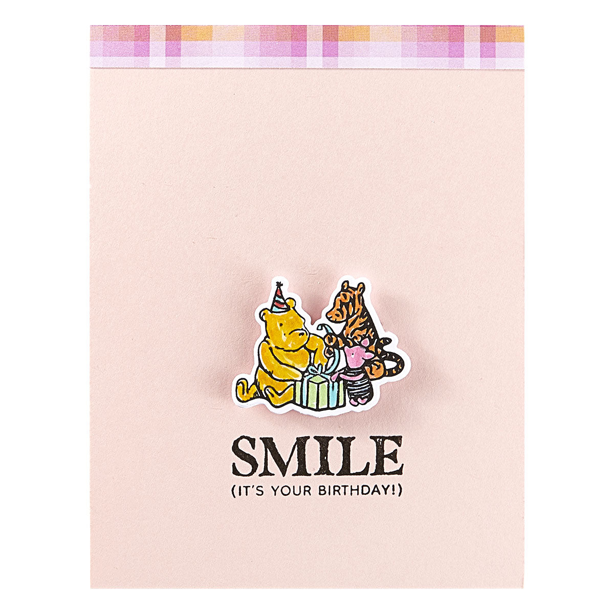 Spellbinders - Make A Wish! Etched Dies for Coordinating Stamp Set from the Say Cheese Classic Pooh Birthday Collection by Simple Stories