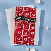 Spellbinders - Sweet Borders Etched Dies from the Candy Christmas Collection by Stamperia